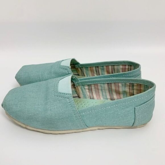 Esprit Lemon Toso shimmer Slip On Canvas Shoe Sz 7.5 - Picture 3 of 13